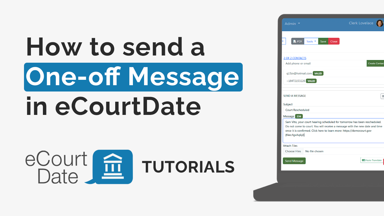 How to Send a One-off Message