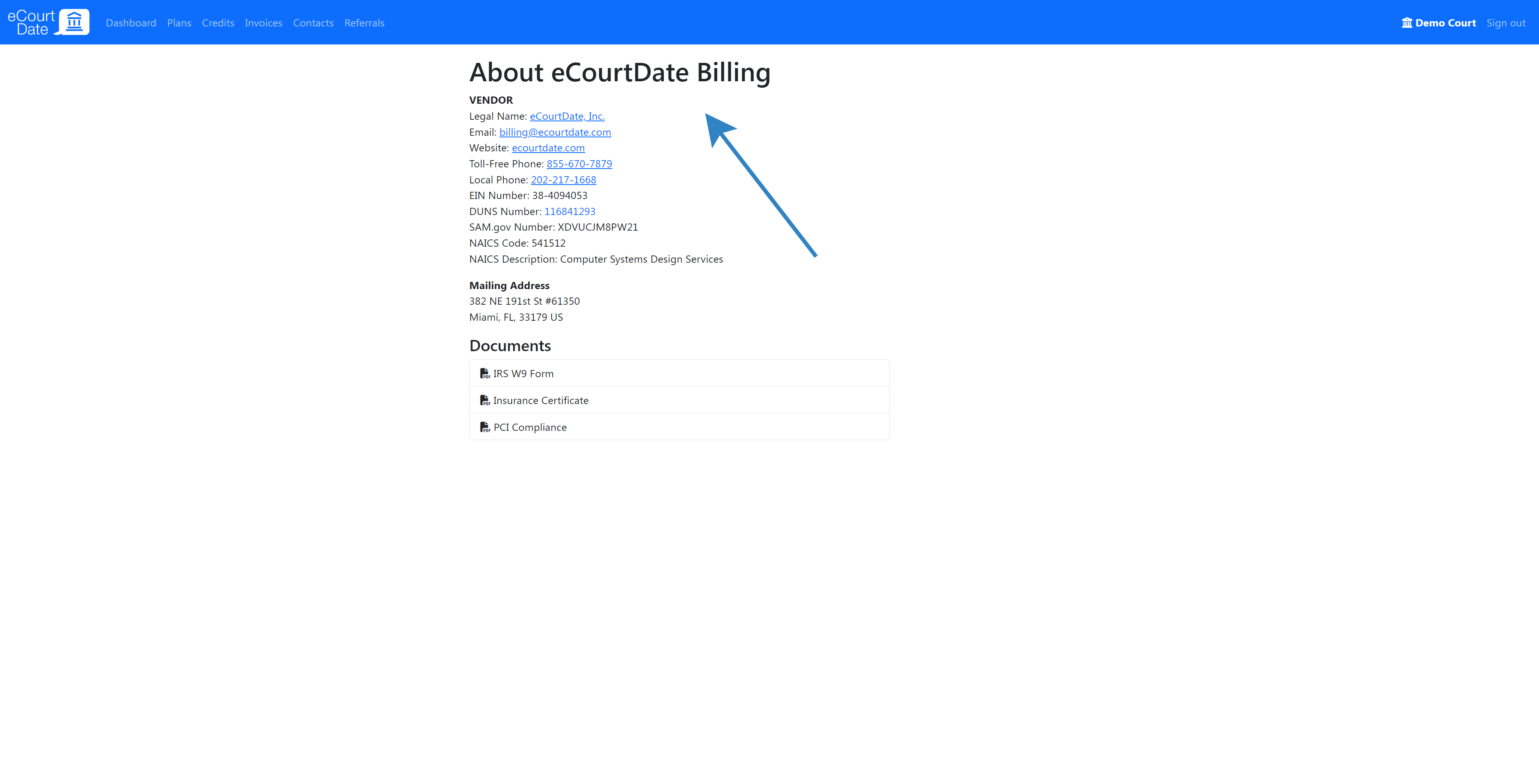 Billing Information