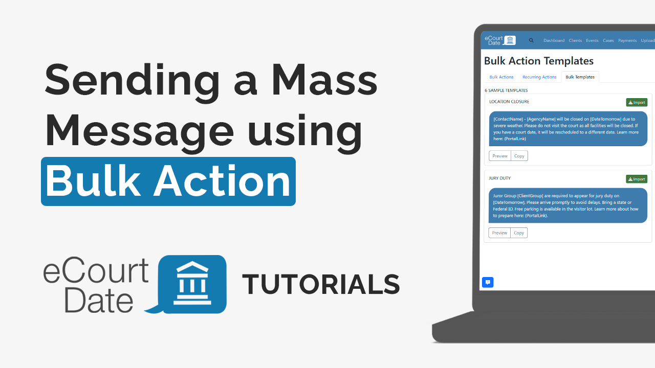 How to Send a Mass Message using Bulk Actions