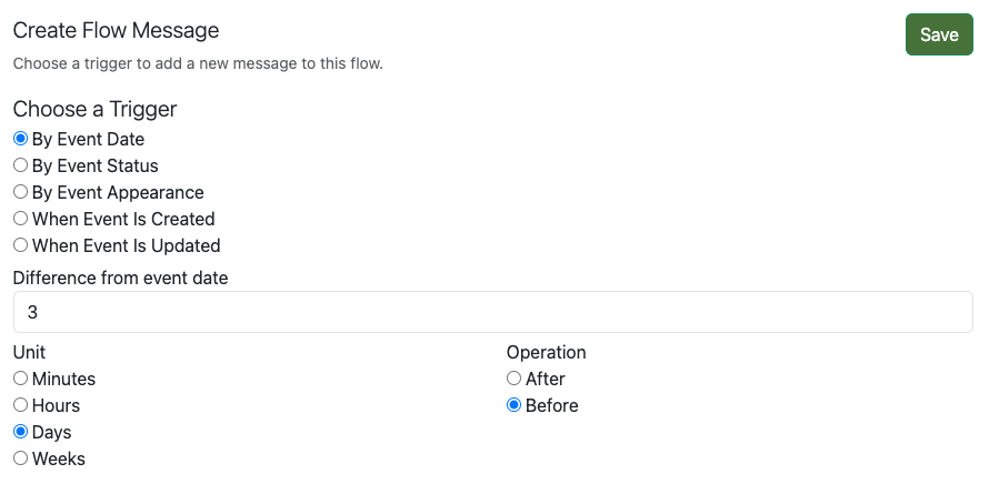 Create Flow Message