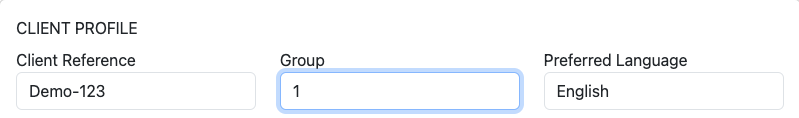 Assign a Client to a Group