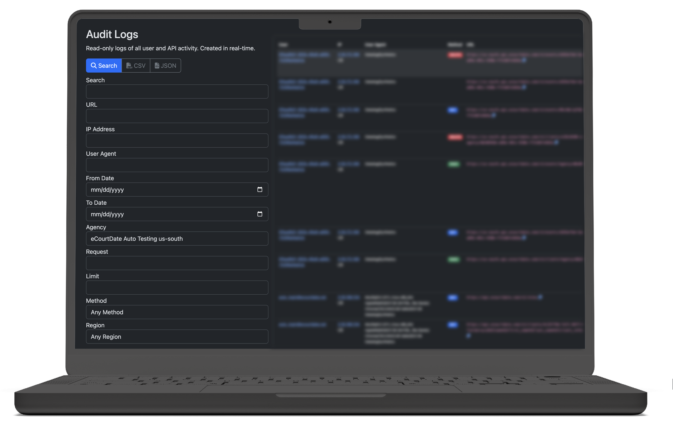 Search Audit Logs