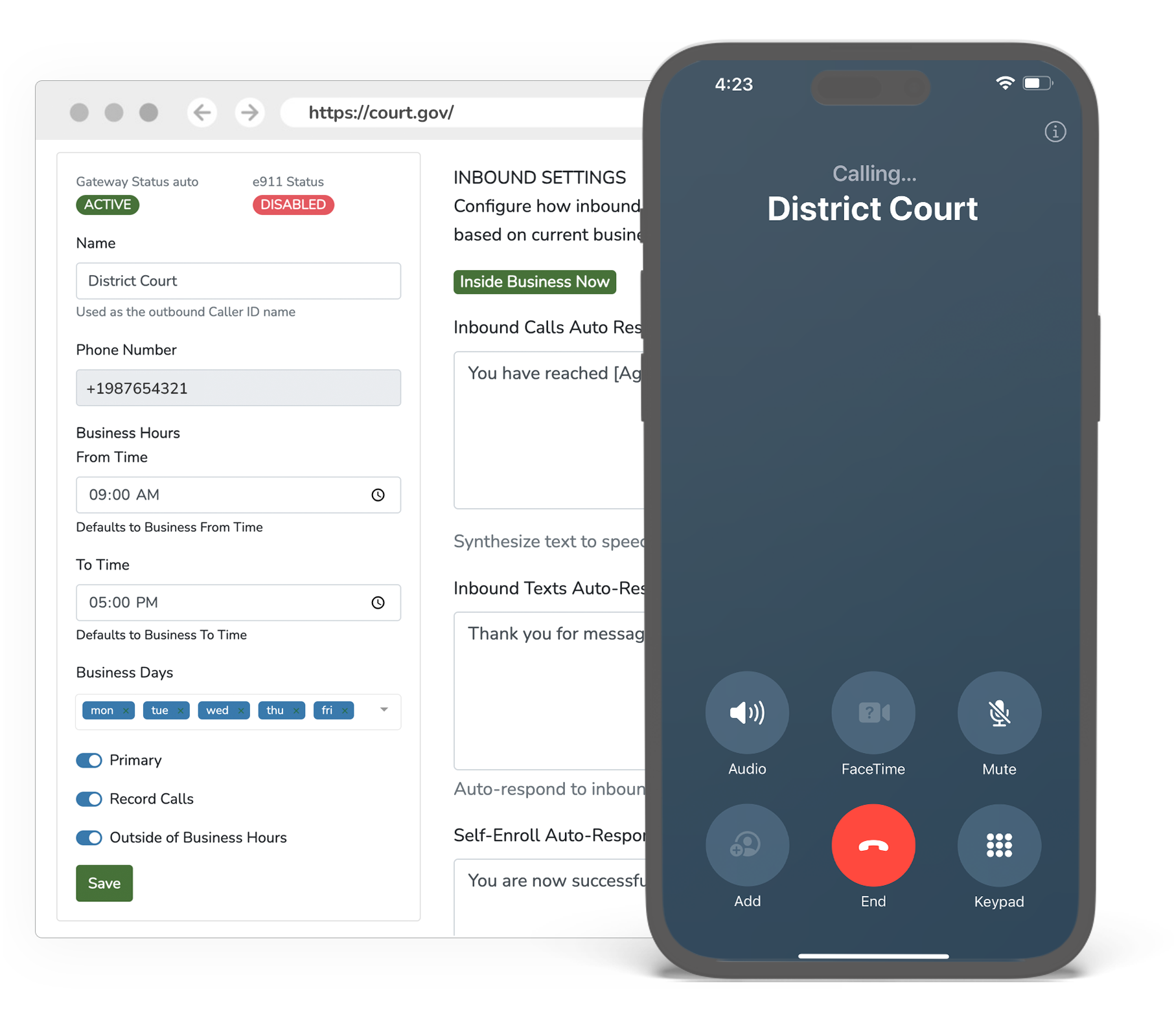 Inbound Call-in System