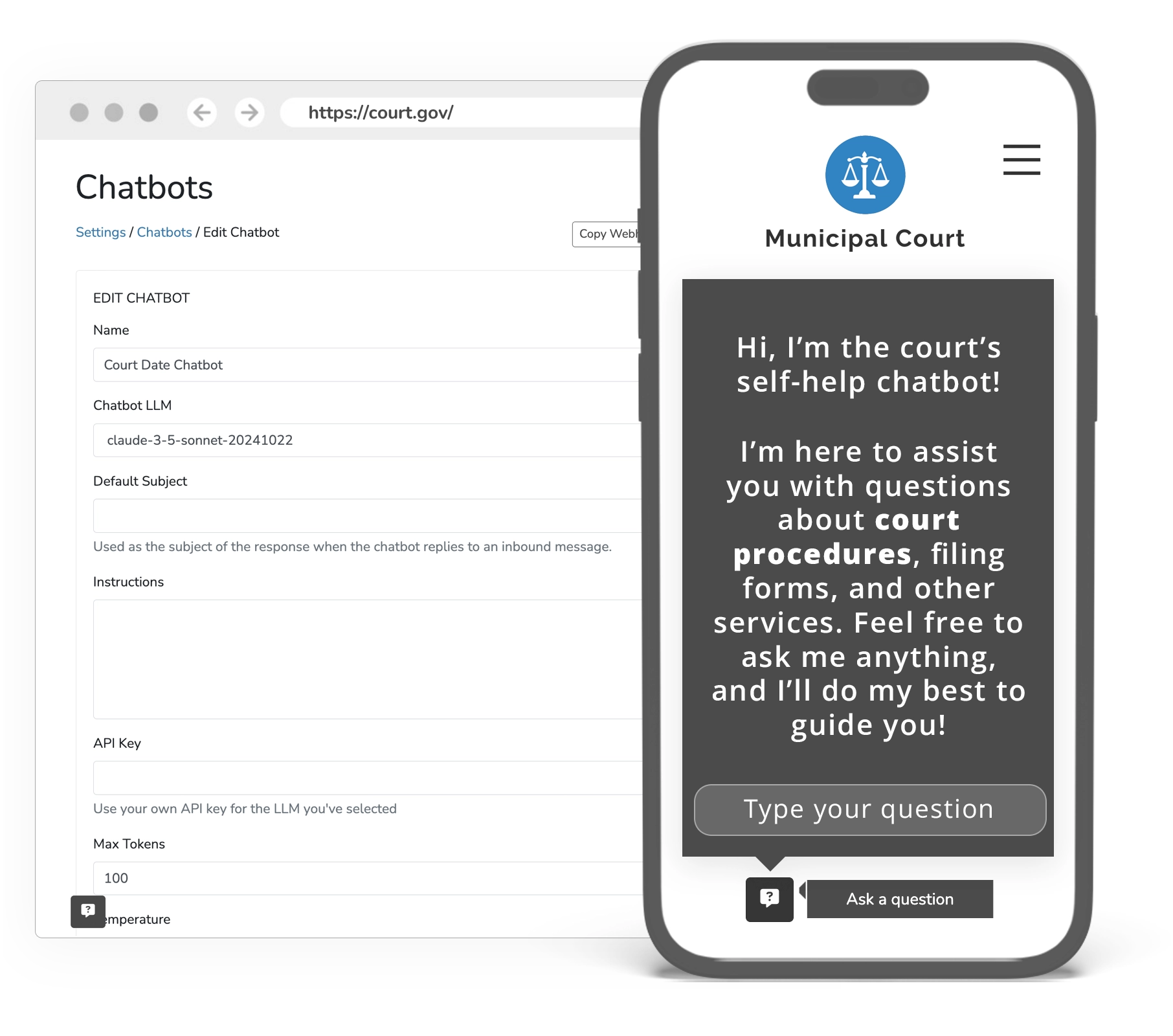 Chatbots are easily installed on your website