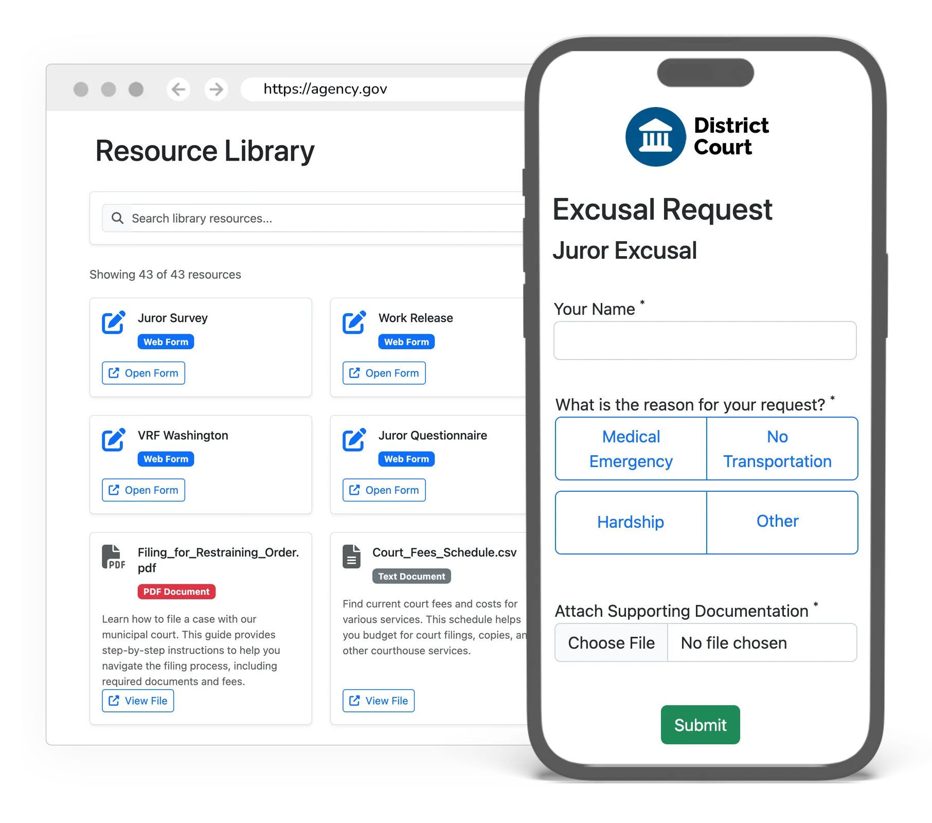 Centralized Multilingual File and Form Library