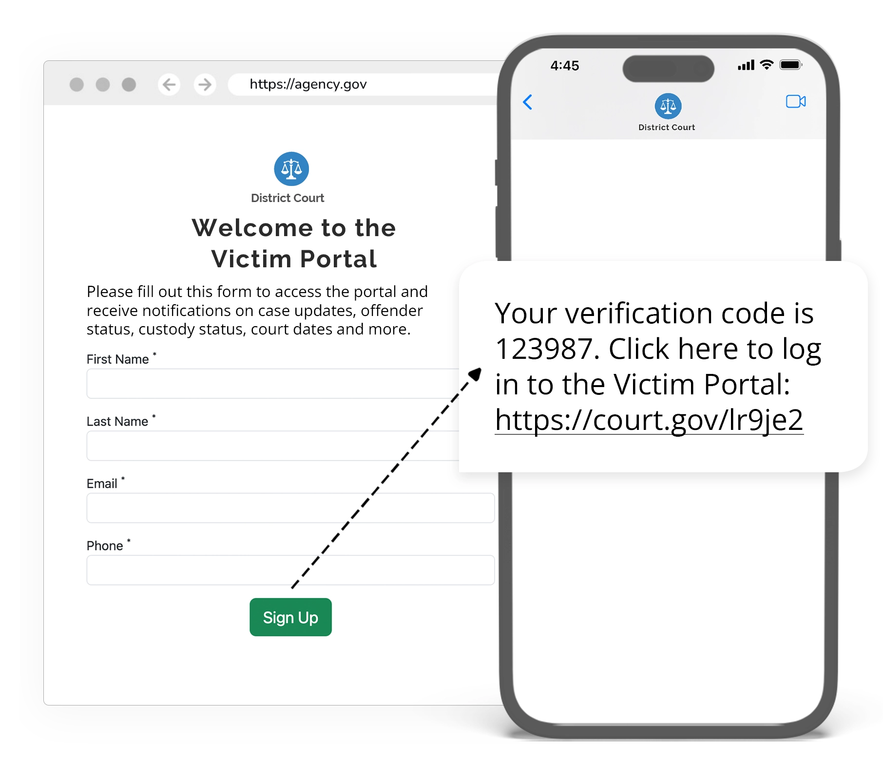 Victims Services Portal